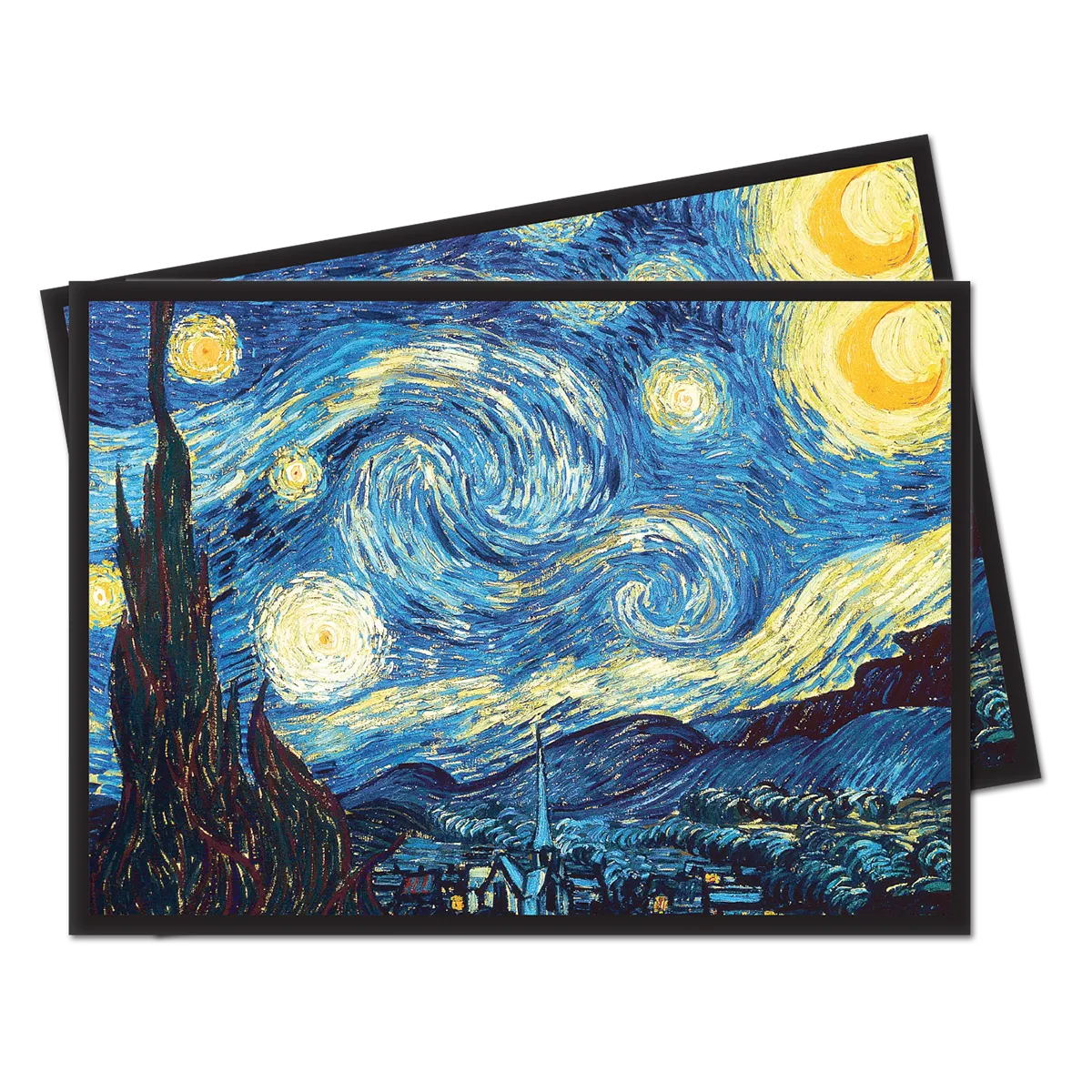 Fine Art Starry Night Standard Deck Protector Sleeves (100ct) by Vincent Van Gogh
