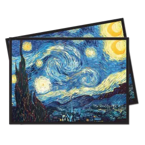 Fine Art Starry Night Standard Deck Protector Sleeves (100ct) by Vincent Van Gogh