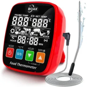 Food Thermometer for Cooking with Buzzer Alarm