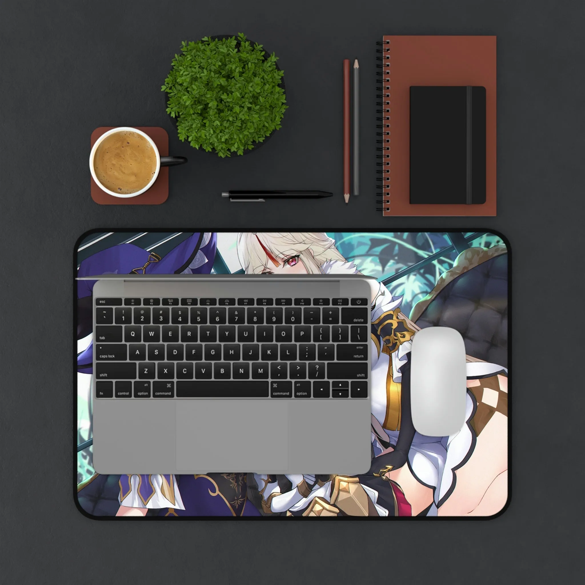 Genshin Impact Girls Desk Mat - Large Gaming Mousepad - Premium Playmat