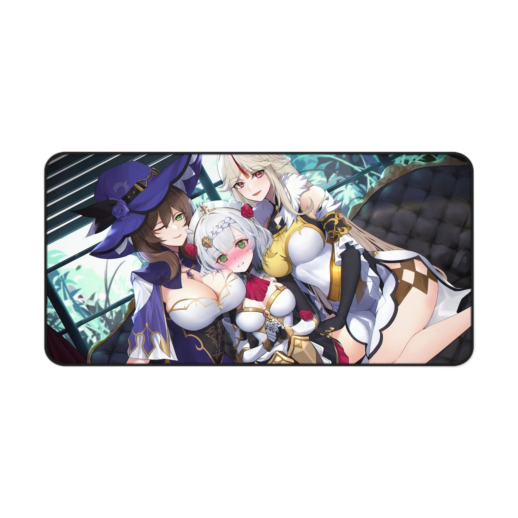 Genshin Impact Girls Desk Mat - Large Gaming Mousepad - Premium Playmat
