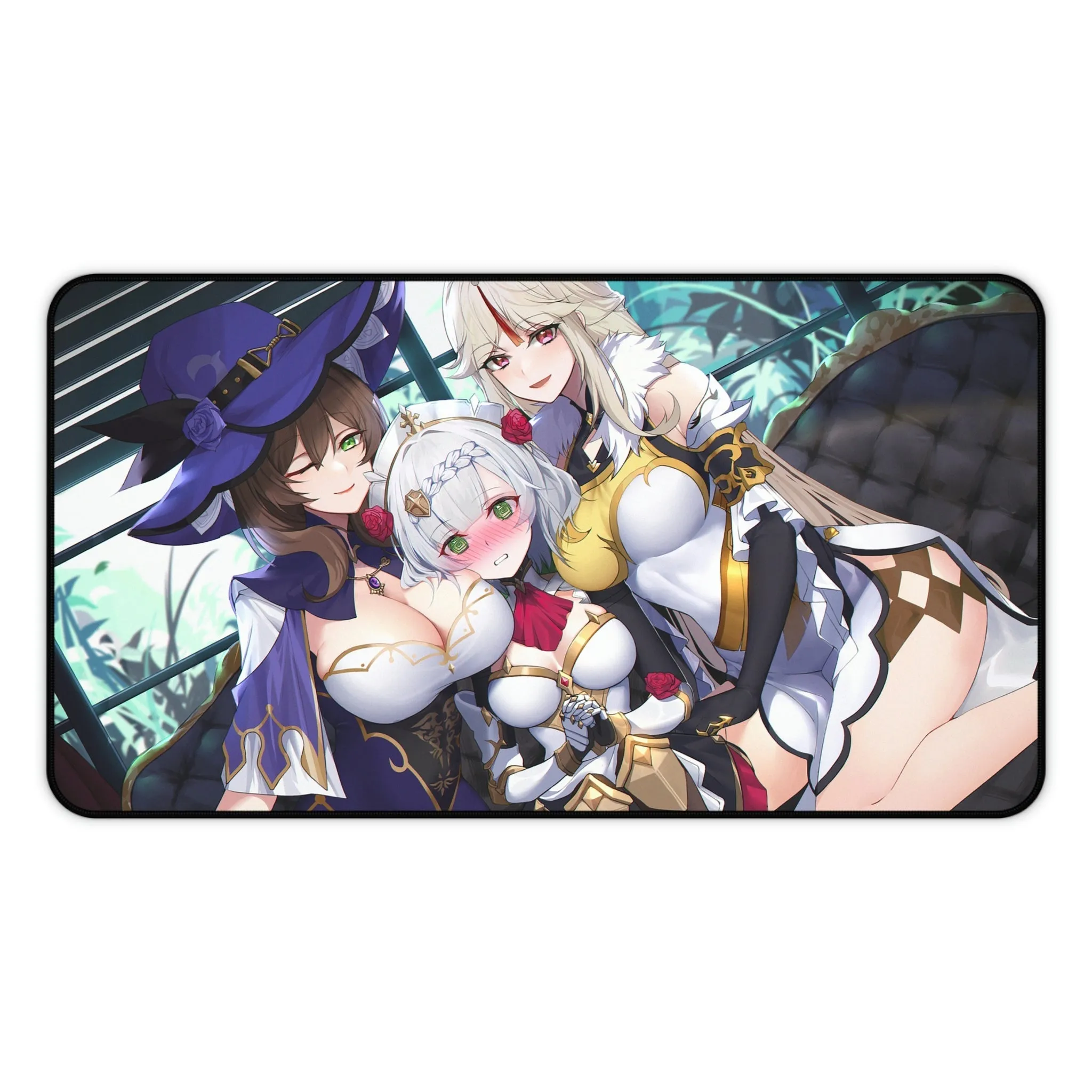 Genshin Impact Girls Desk Mat - Large Gaming Mousepad - Premium Playmat