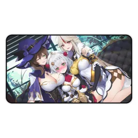 Genshin Impact Girls Desk Mat - Large Gaming Mousepad - Premium Playmat