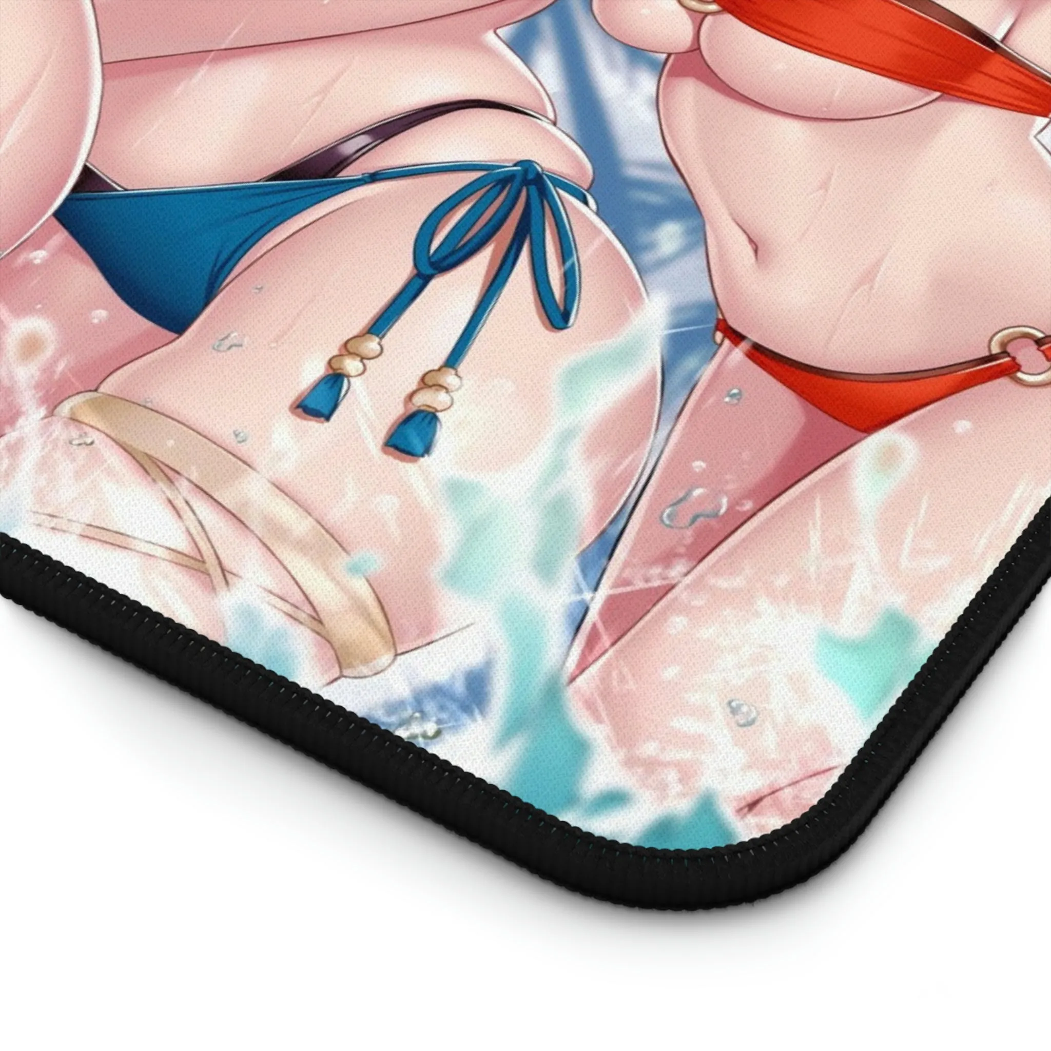 Genshin Impact Girls in Bikini Mousepad - Large Ecchi Desk Mat - Gaming Playmat