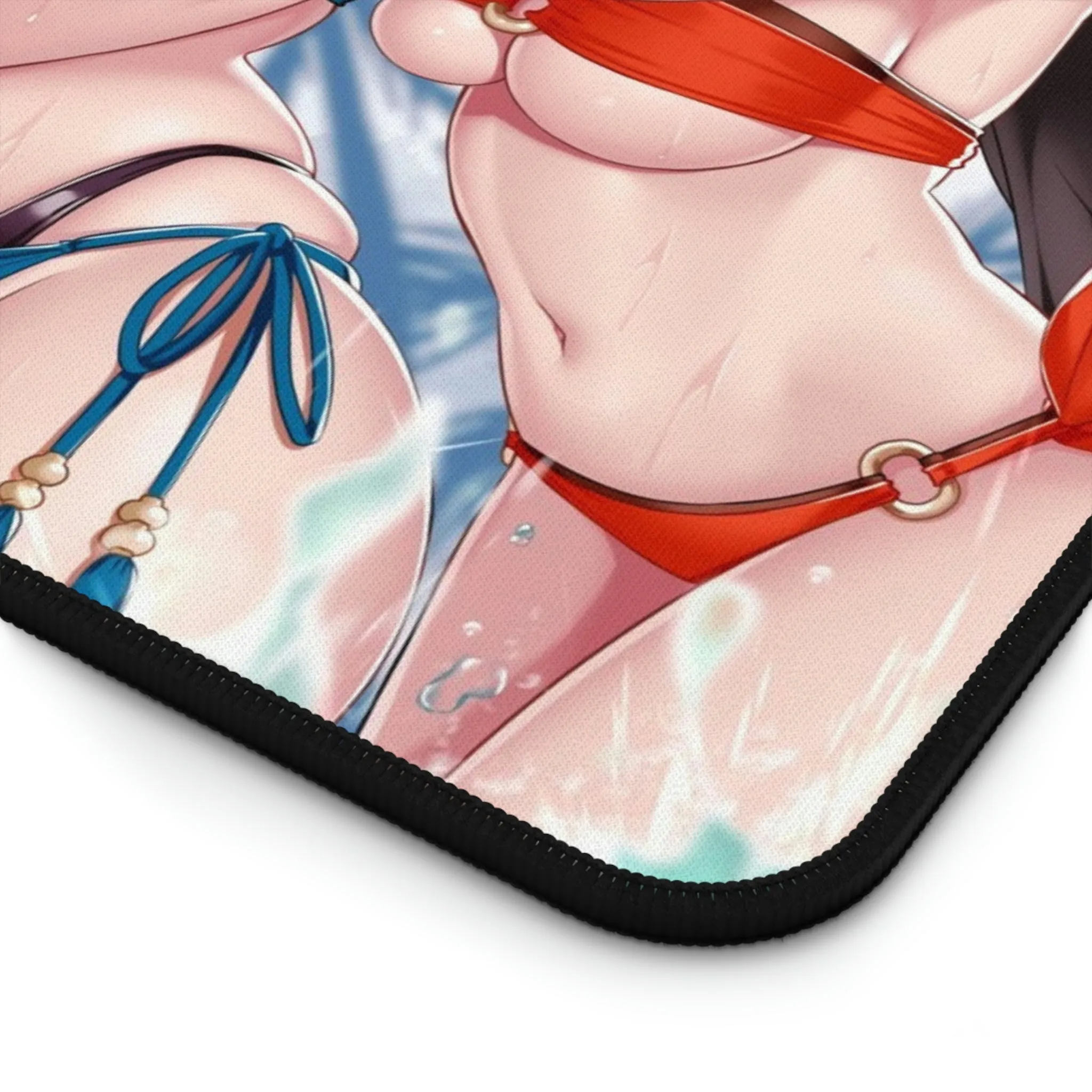 Genshin Impact Girls in Bikini Mousepad - Large Ecchi Desk Mat - Gaming Playmat