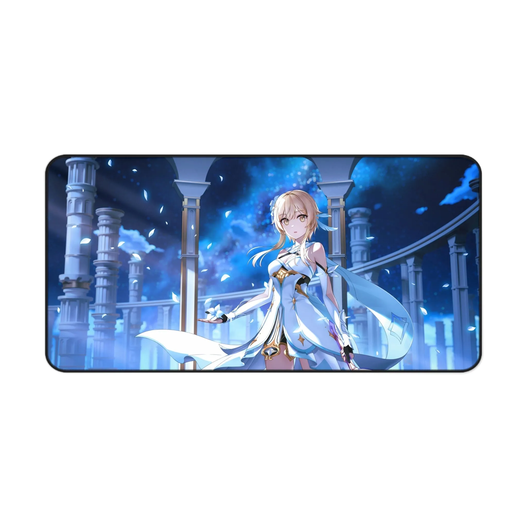 Genshin Impact Lumine Desk Mat - Large Gaming Mousepad - MTG Playmat