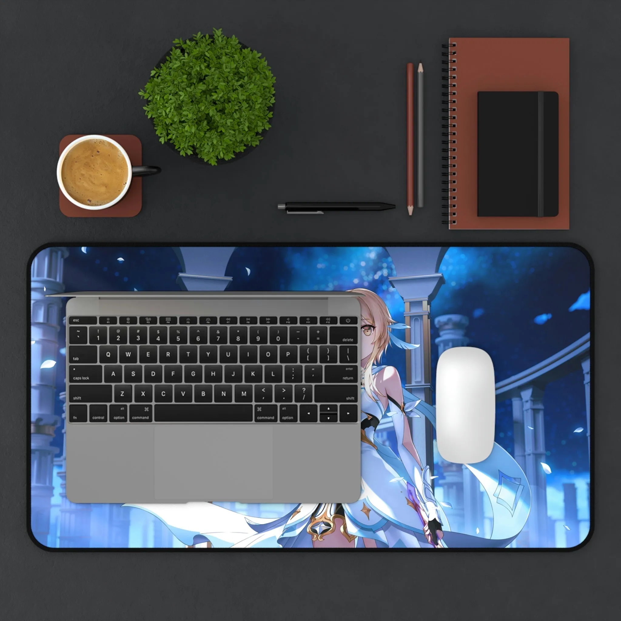 Genshin Impact Lumine Desk Mat - Large Gaming Mousepad - MTG Playmat