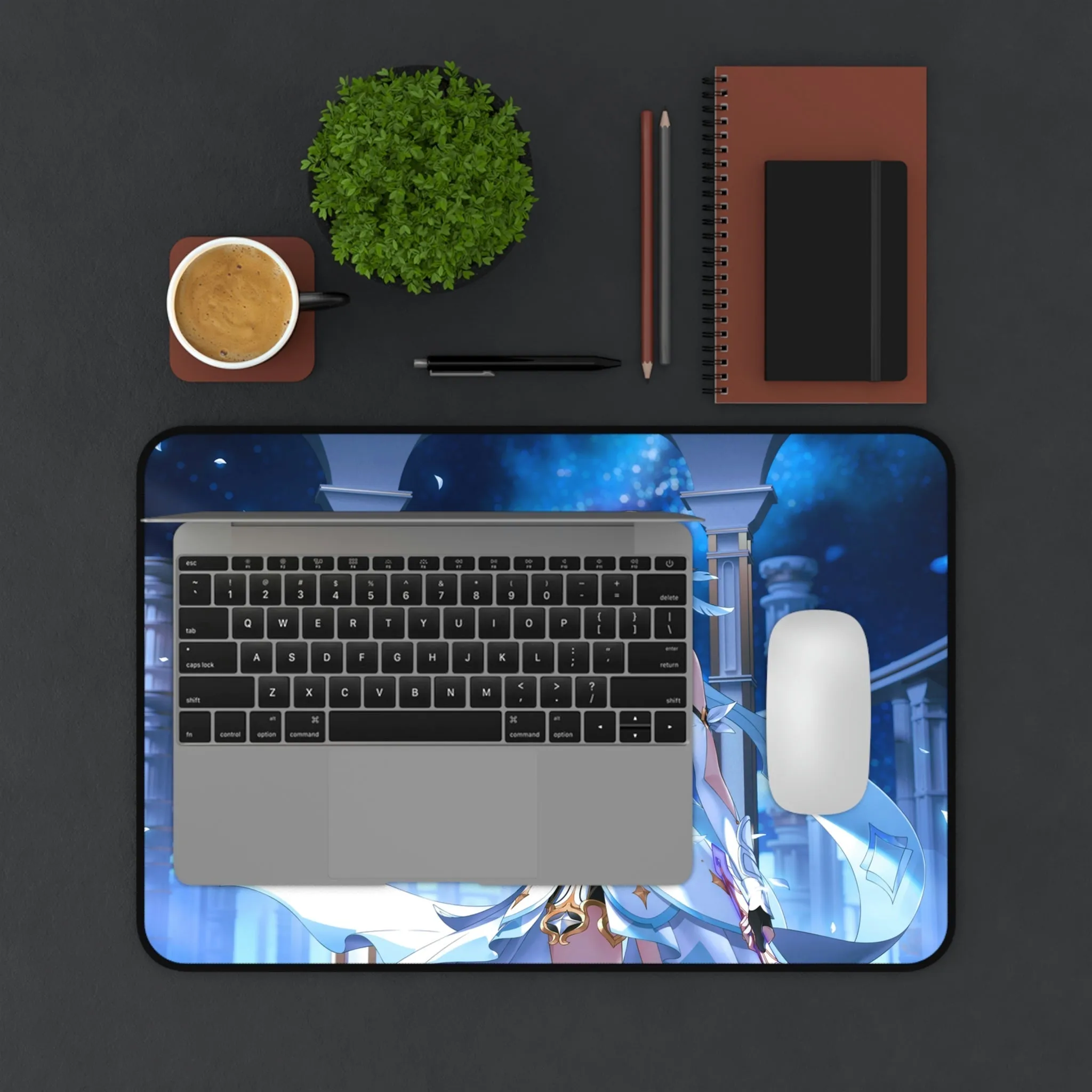 Genshin Impact Lumine Desk Mat - Large Gaming Mousepad - MTG Playmat