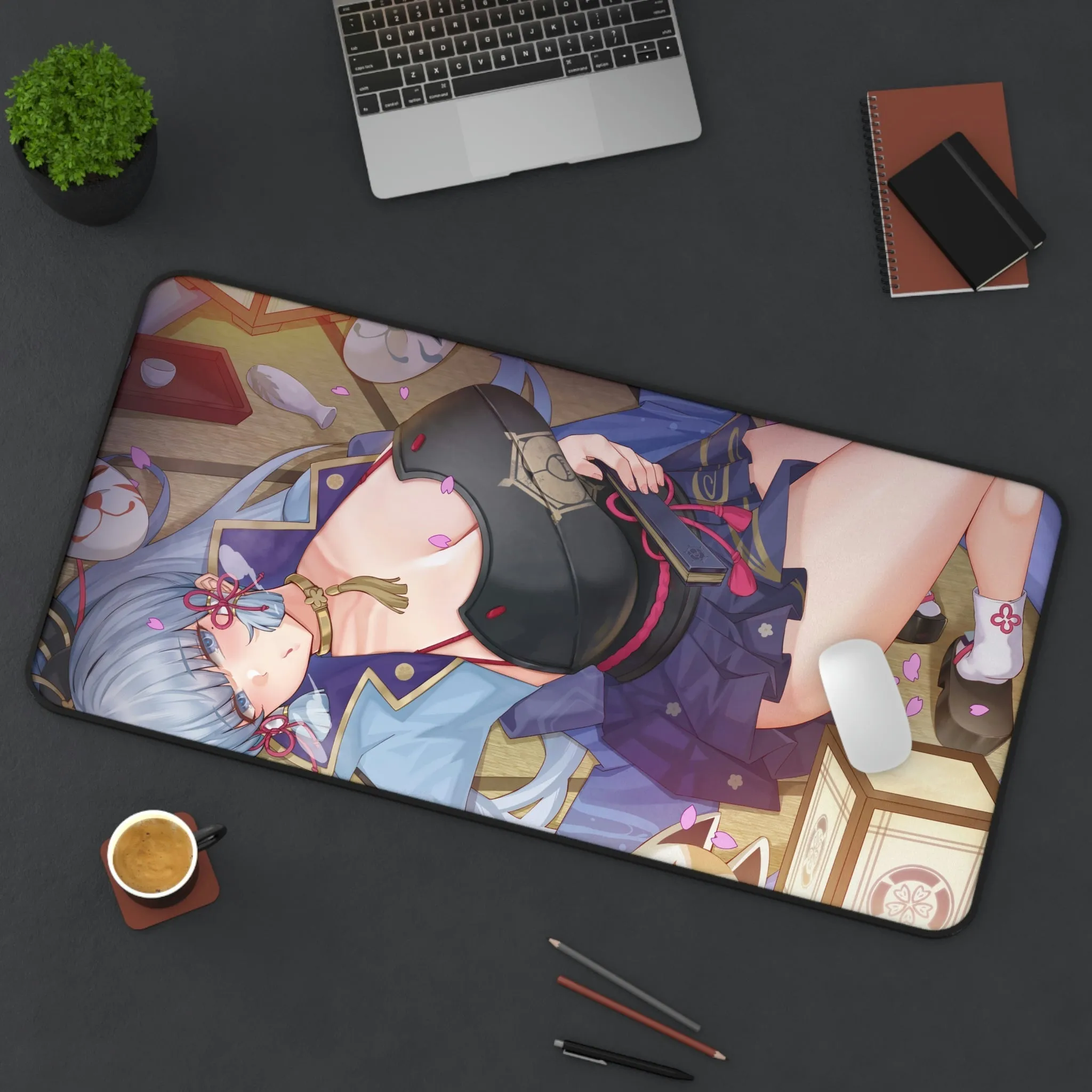 Genshin Impact Sexy Mousepad - Hot Ayaka Gaming Desk Mat - Playmat