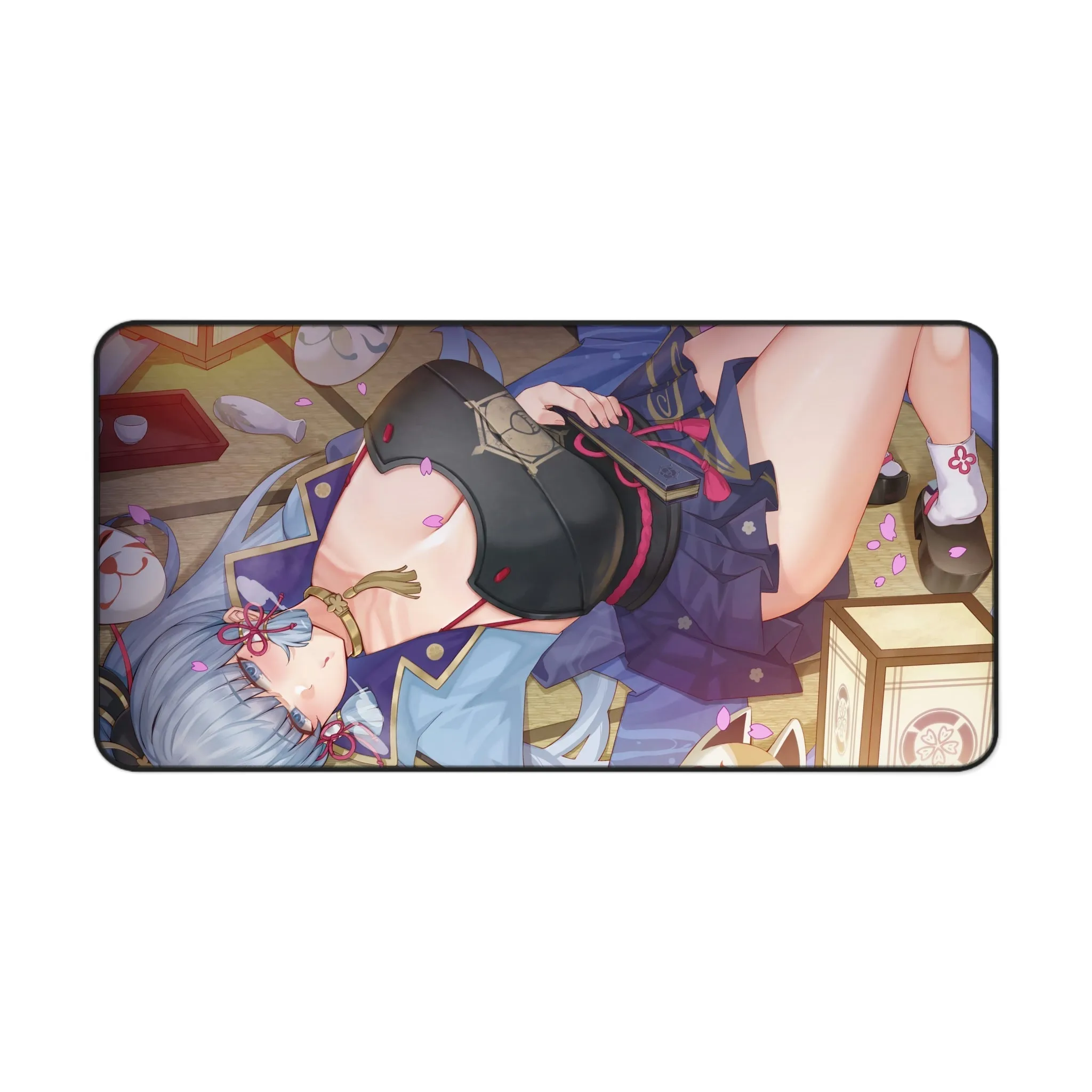 Genshin Impact Sexy Mousepad - Hot Ayaka Gaming Desk Mat - Playmat