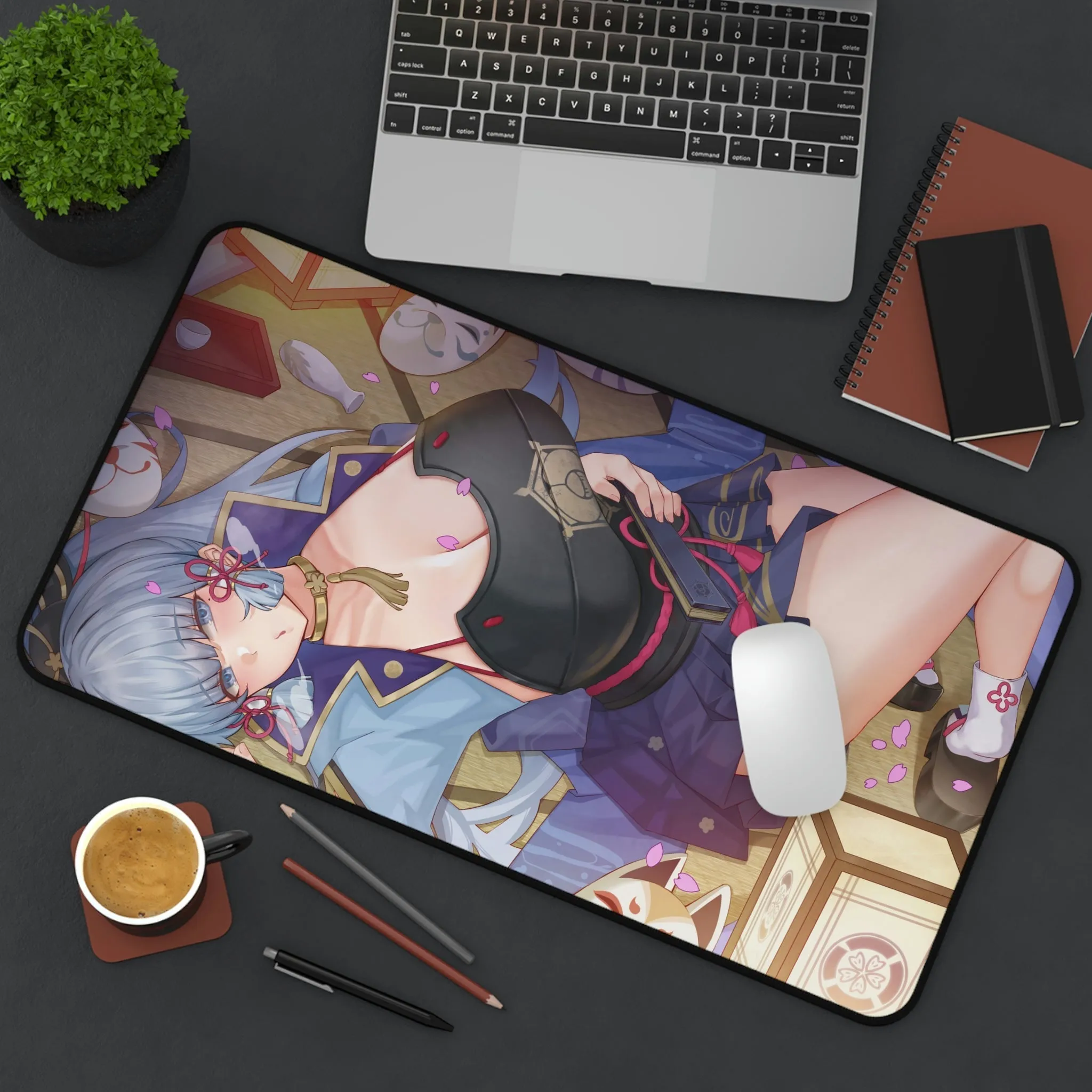 Genshin Impact Sexy Mousepad - Hot Ayaka Gaming Desk Mat - Playmat
