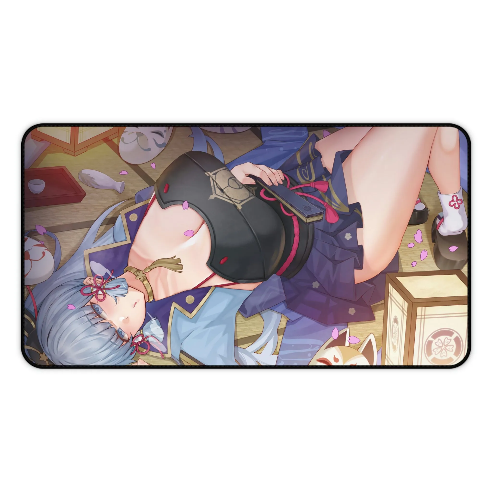 Genshin Impact Sexy Mousepad - Hot Ayaka Gaming Desk Mat - Playmat