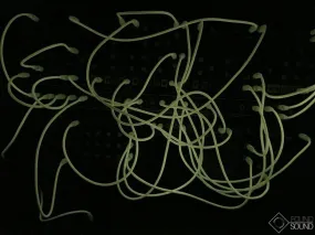 Glow Worm Cables 25cm Yellow Eurorack Patch Cable