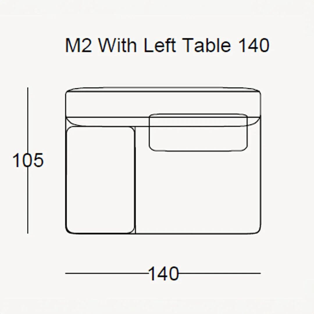 HARMONY LEFT TABLE MODULE SAR-LEFT/TABLE004