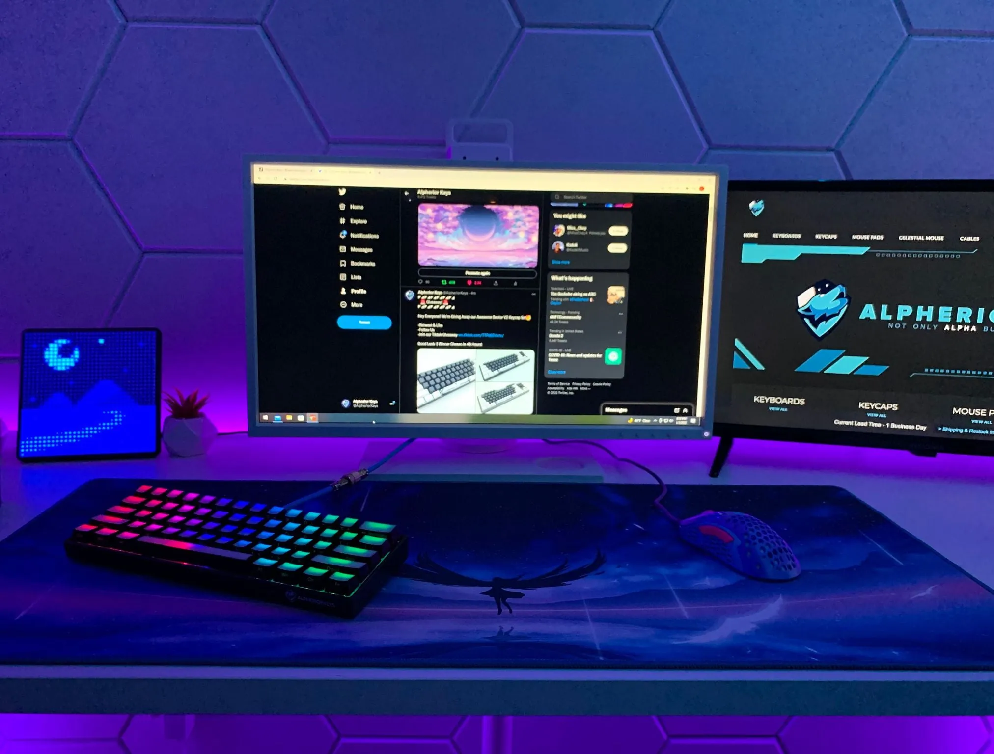 Hayabusa 60% Keyboard - Inverted Pudding