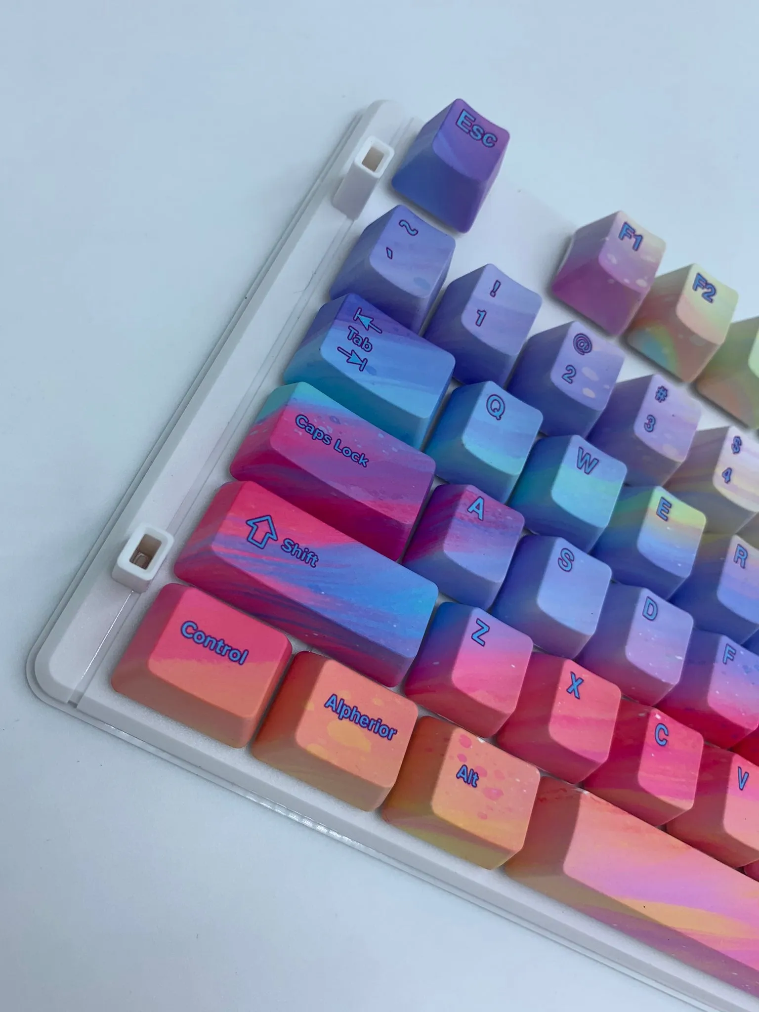 Hayabusa 60% Keyboard - Rainbow Sherbet