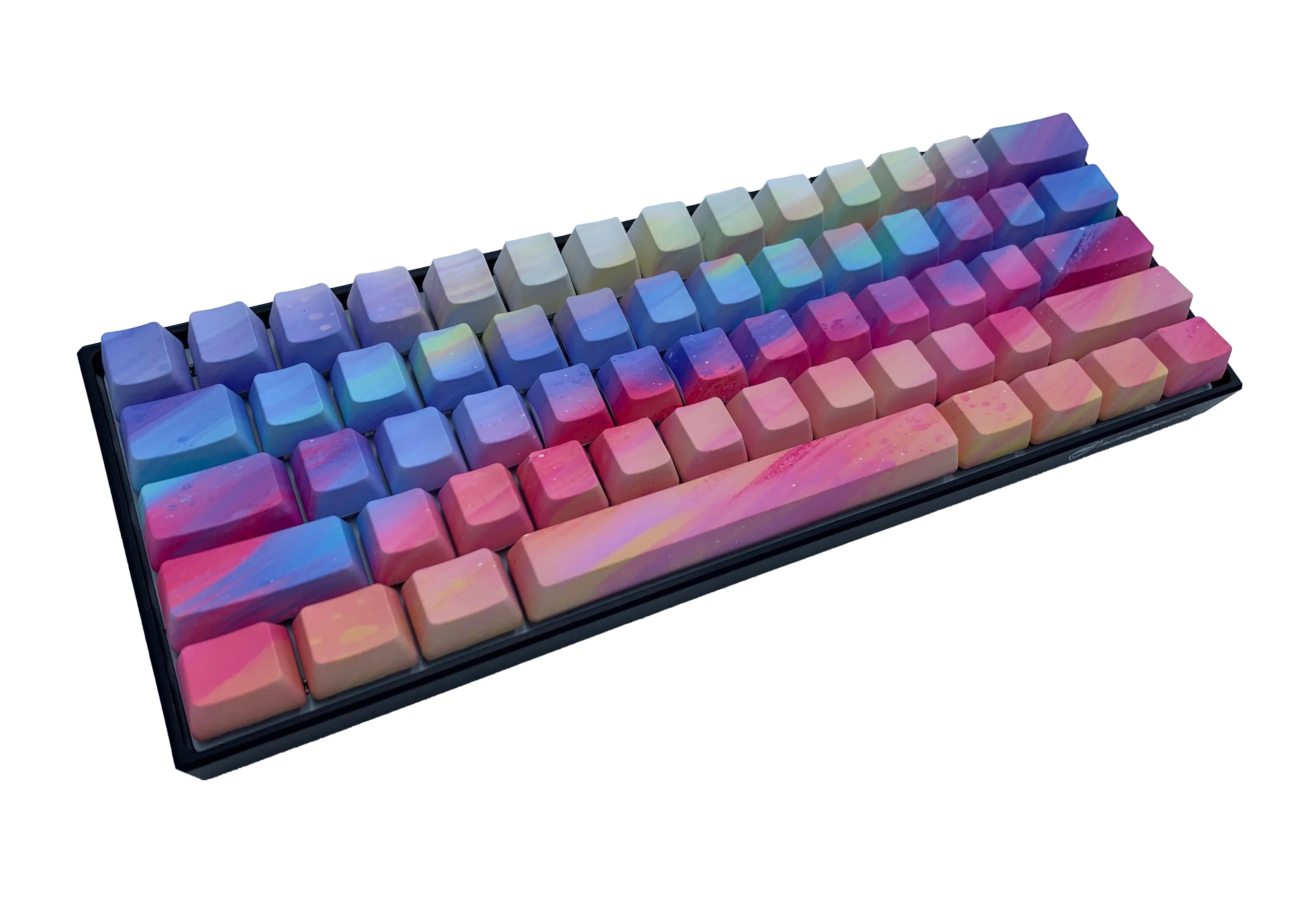 Hayabusa 60% Keyboard - Rainbow Sherbet