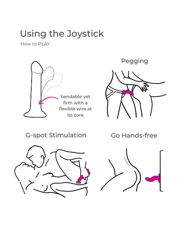 Hedonist Joystick Bendable Dildo