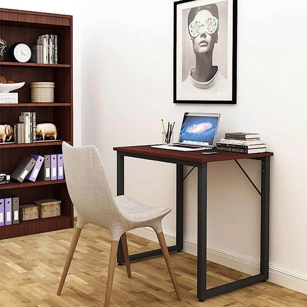Helios T80 Modern Computer/Laptop Desk, Mahogany