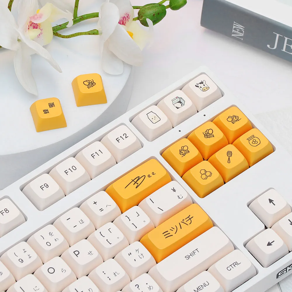 Honey and Milk Keycaps Set