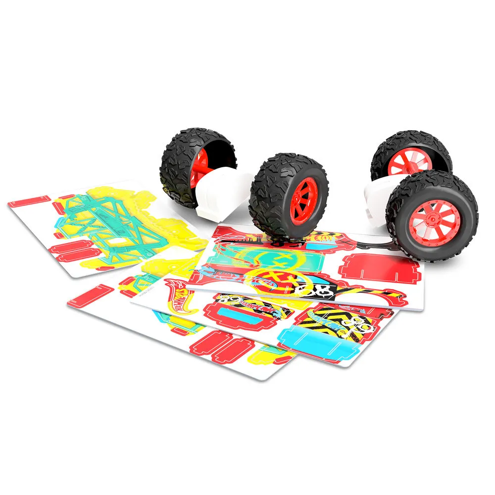 Hot Wheels Creative Maker Kitz Diy Pull Back Power Monster Truck 4WD Kit Assorted Styles