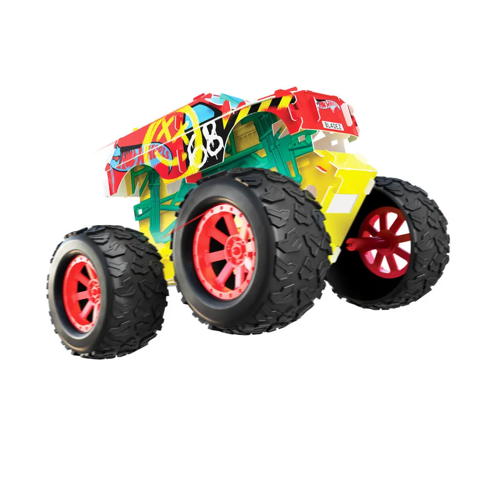 Hot Wheels Creative Maker Kitz Diy Pull Back Power Monster Truck 4WD Kit Assorted Styles