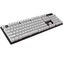 HP HyperX Pudding Keycaps (US Layout), Full Key Set, PBT, White - 4P5P5AA#ABA