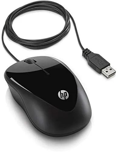 HP X1000 Wired Mouse (Black/Grey)   HP 100 Wired USB Keyboard