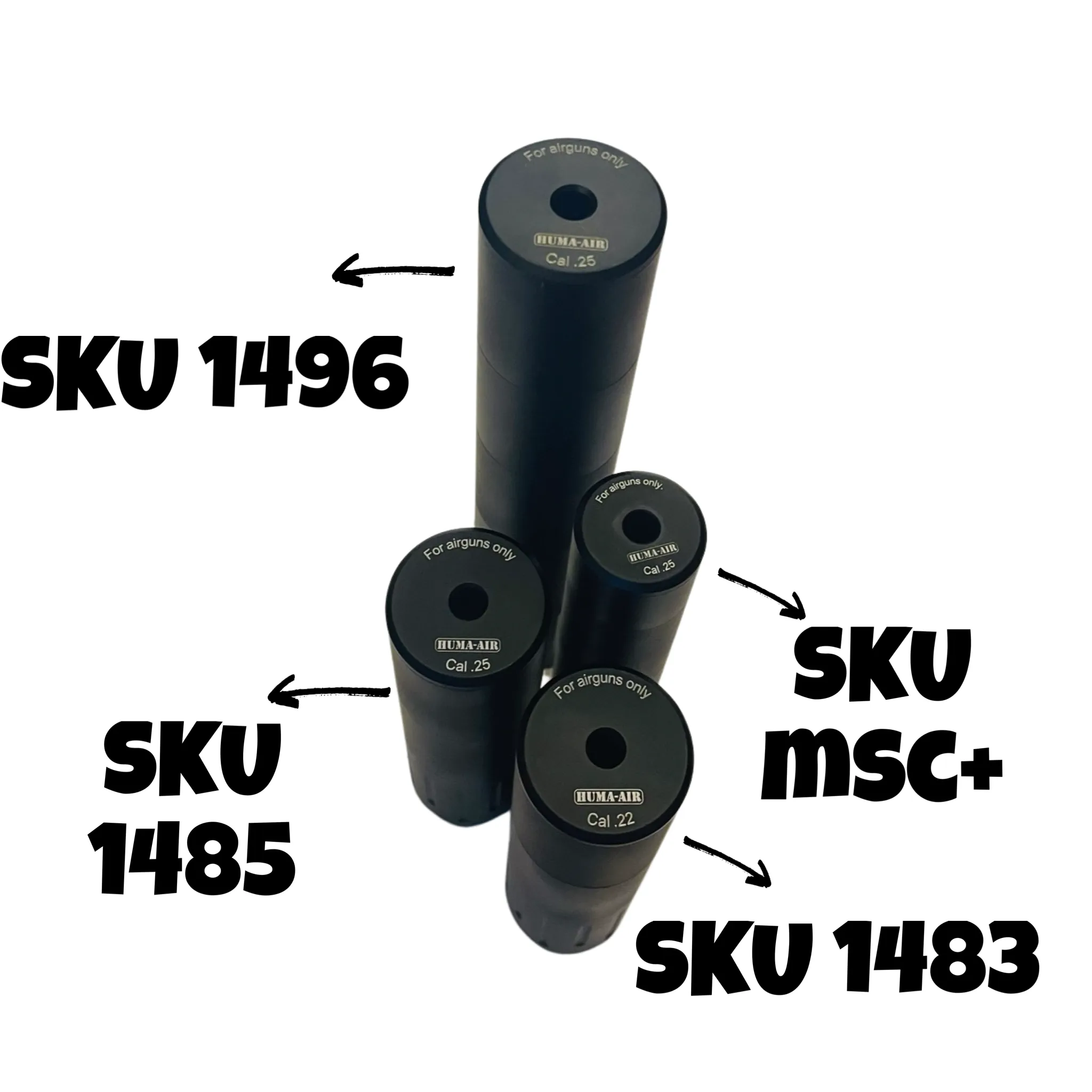 Huma-air Silencer Modular Air Moderator MOD30-4/0 (Standard)