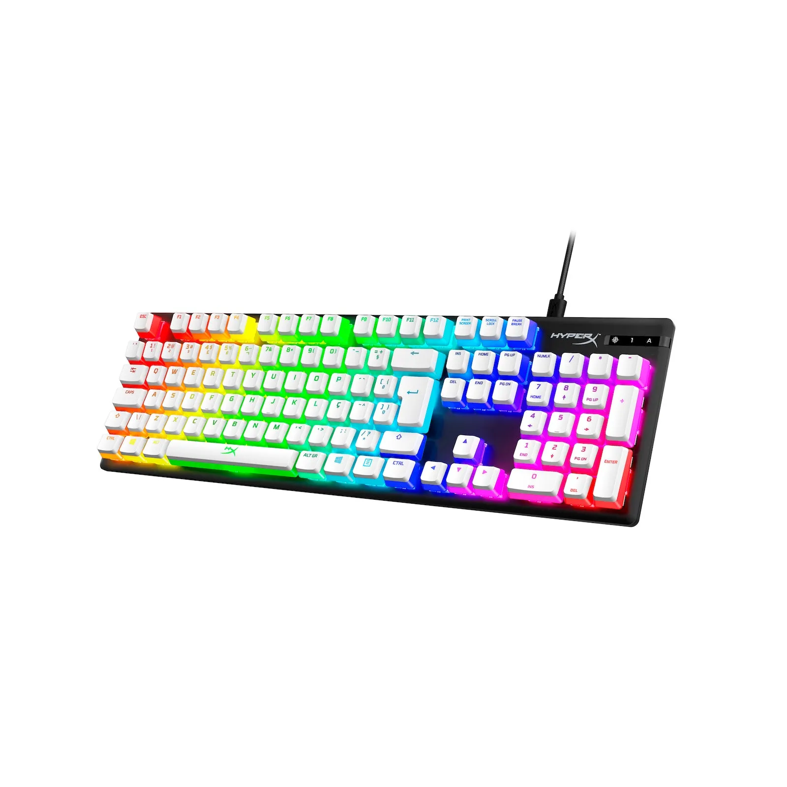 HyperX Pudding Keycaps - ABS - White
