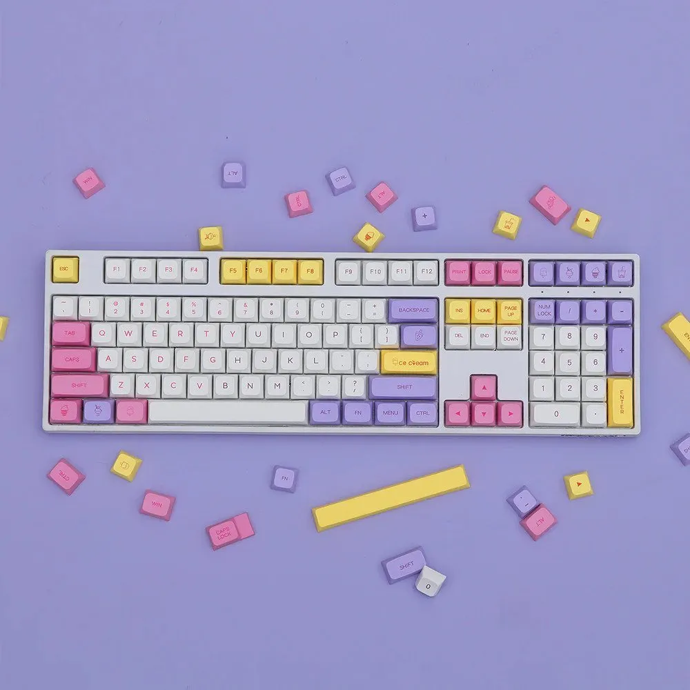 Ice Cream XDA PBT Keycaps