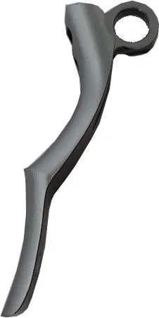 Infamous Adjustable CS2PRO / CS3 DNA Deuce Trigger - Gun Metal Grey