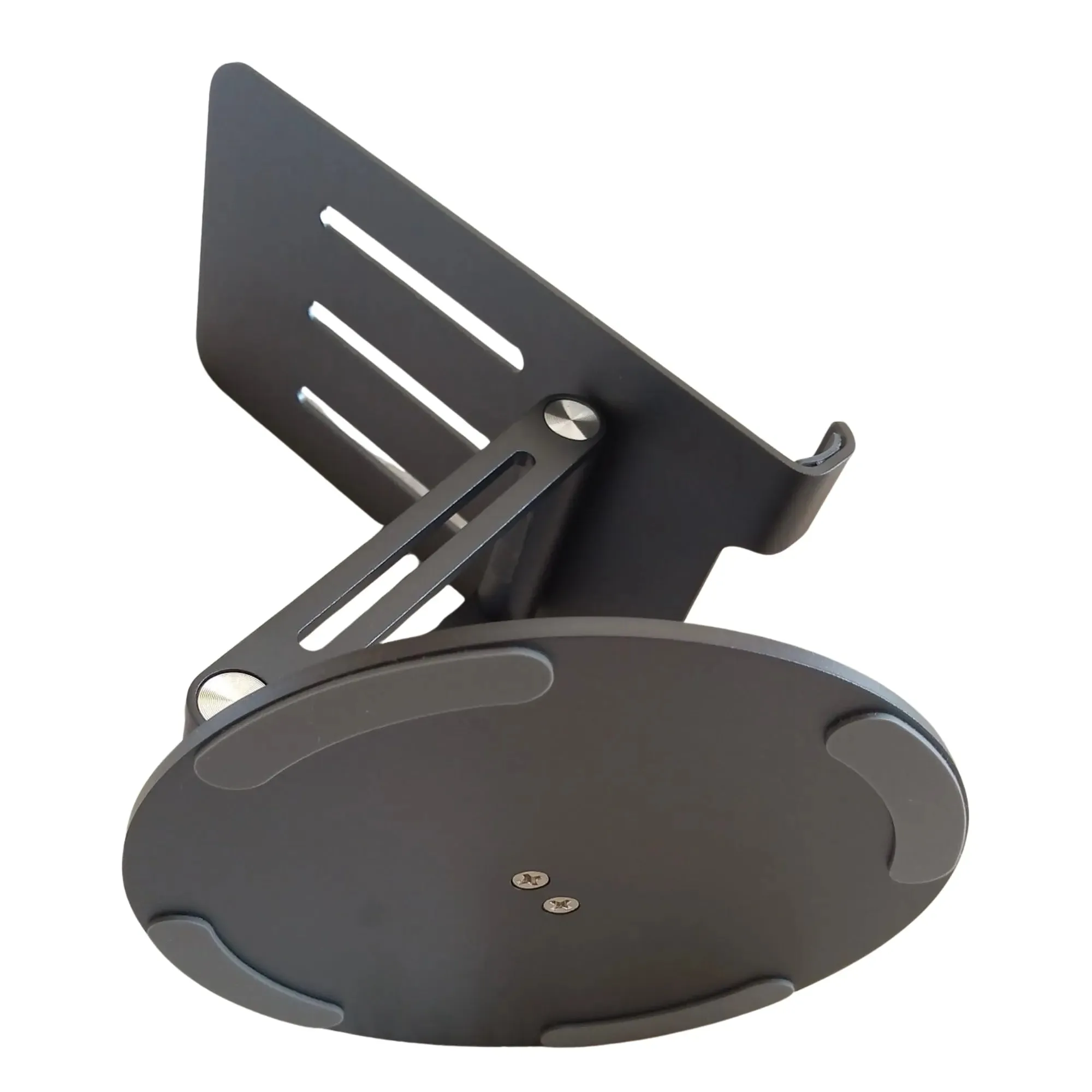 iPad Tablet stand with 360° rotating base: Sturdy adjustable stand for Tablets and Phones