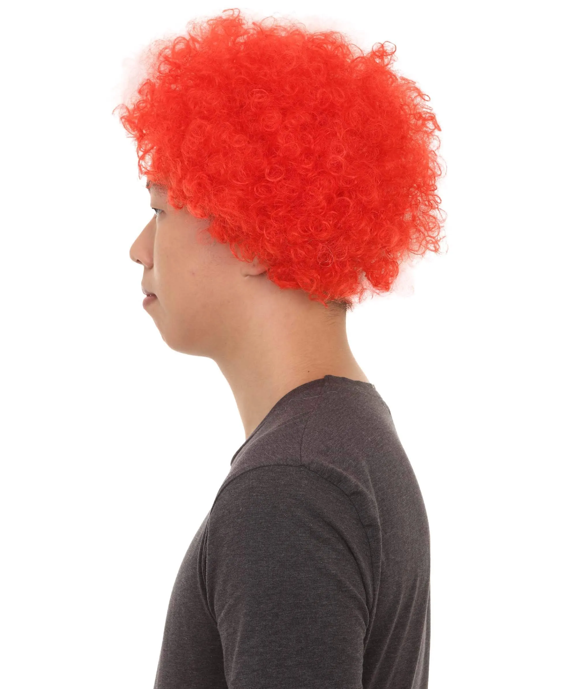 Italy Sport Unisex Afro Fun Wig | Jumbo Super Size Cosplay Halloween Wig