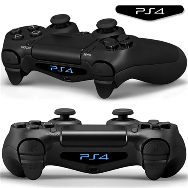 IVYUEEN 2 Pcs For Dualshock 4 PS4 DS4 Pro Slim Controller LED Light Bar Decal Sticker Cover for PlayStation 4 Control Game Skins