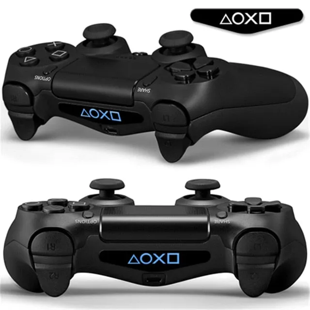 IVYUEEN 2 Pcs For Dualshock 4 PS4 DS4 Pro Slim Controller LED Light Bar Decal Sticker Cover for PlayStation 4 Control Game Skins