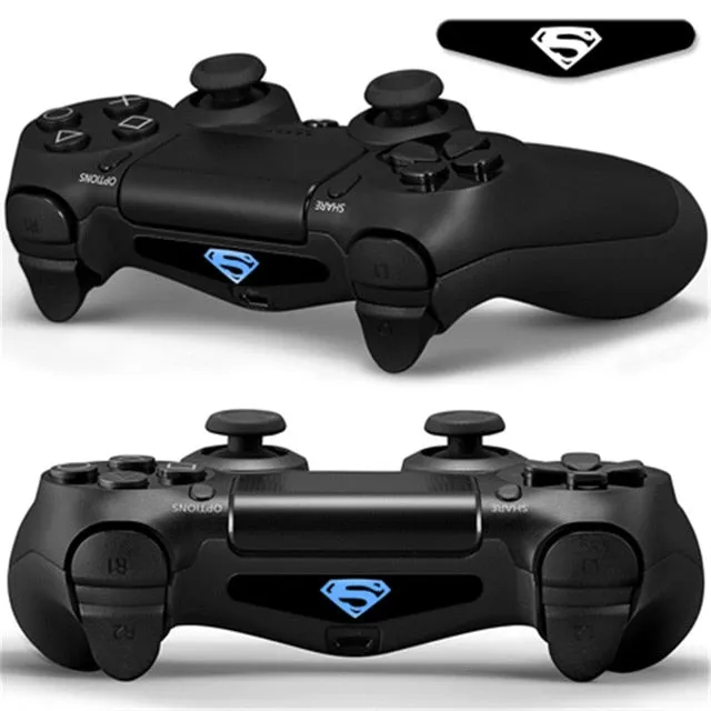IVYUEEN 2 Pcs For Dualshock 4 PS4 DS4 Pro Slim Controller LED Light Bar Decal Sticker Cover for PlayStation 4 Control Game Skins