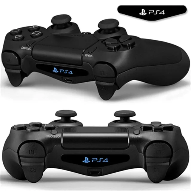 IVYUEEN 2 Pcs For Dualshock 4 PS4 DS4 Pro Slim Controller LED Light Bar Decal Sticker Cover for PlayStation 4 Control Game Skins