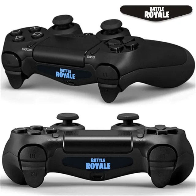 IVYUEEN 2 Pcs For Dualshock 4 PS4 DS4 Pro Slim Controller LED Light Bar Decal Sticker Cover for PlayStation 4 Control Game Skins