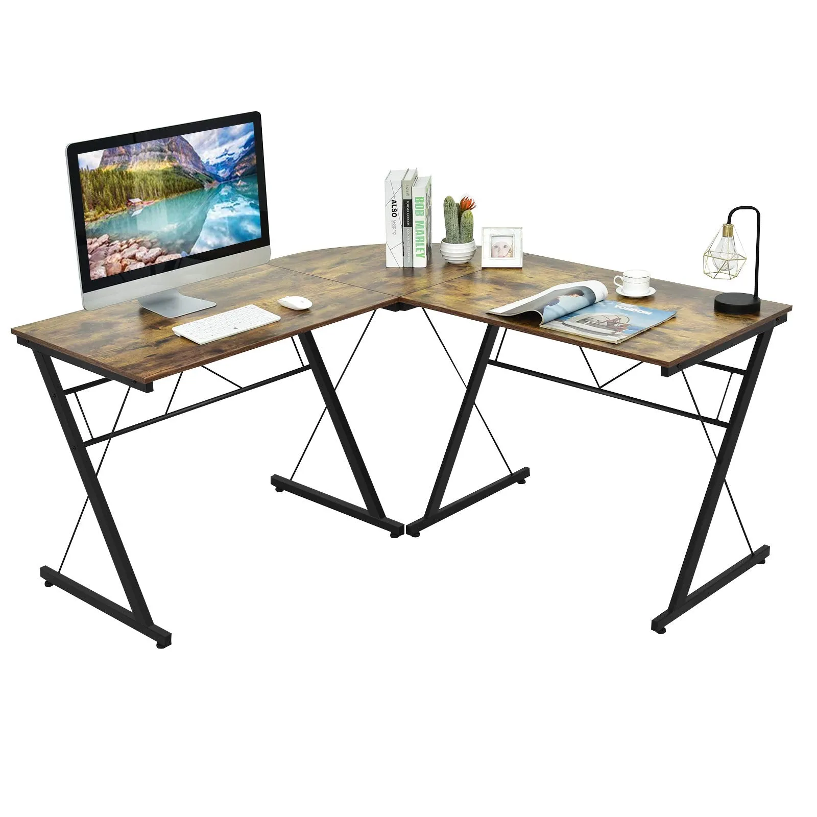 L-Shaped Desk Corner Computer Desk