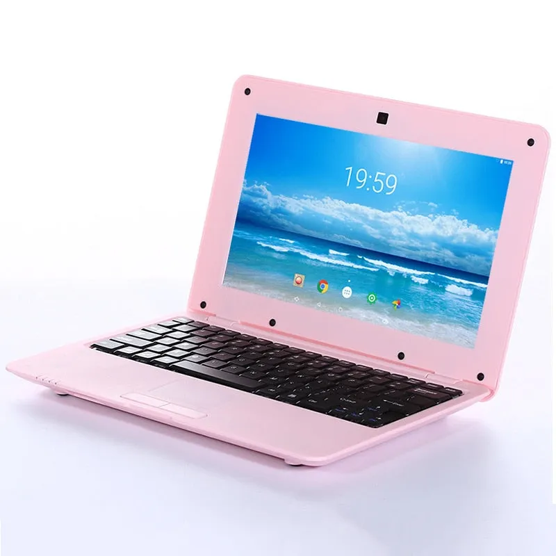 Laptops Android 6.0 Ноутбуки Full HD Netbook Hot Mini 10.1 Inch Gaming Computer Mass Memory 1GB 8GB With Cheap PC Laptop CPU A33