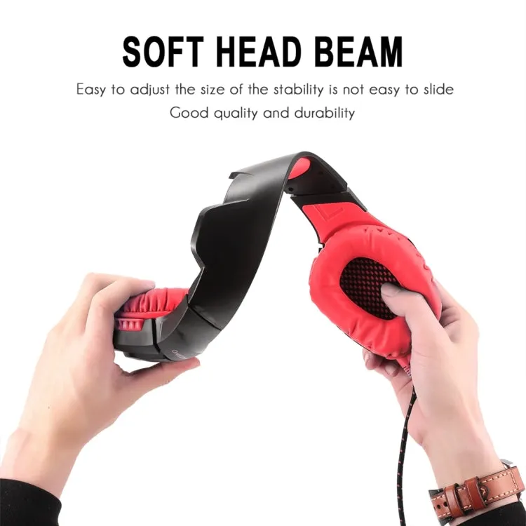 LED Illuminated Universal Gaming Headset for PS4, PC, Smartphones, and Tablets