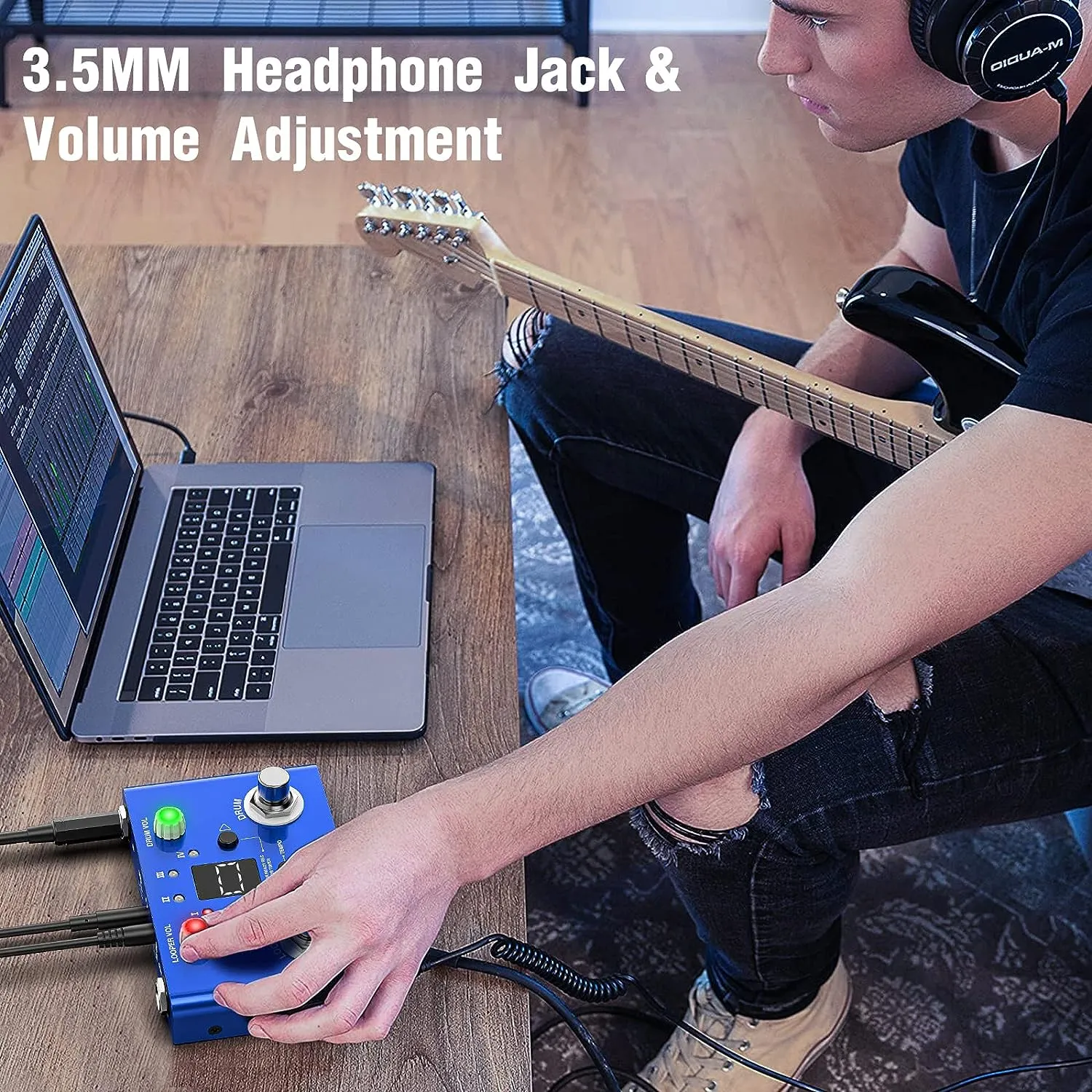 LEKATO Drum Buddy V2 Looper Tuner Drum Effects