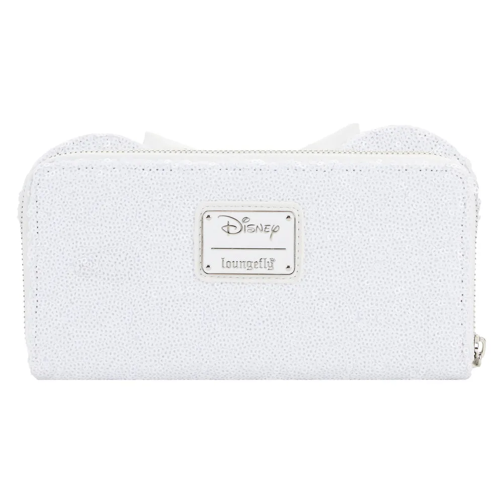 LF Disney Minnie Sequin Wedding ZipAround Wallet
