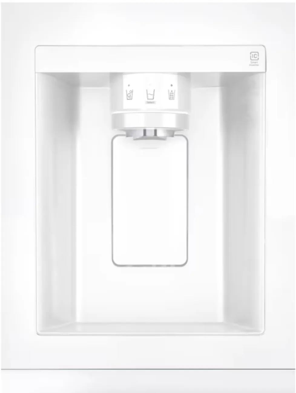LG 27.2-cu ft Side-by-Side Refrigerator with Ice Maker, water and Ice dispenser (White)