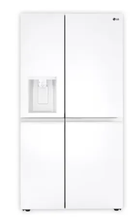 LG 27.2-cu ft Side-by-Side Refrigerator with Ice Maker, water and Ice dispenser (White)