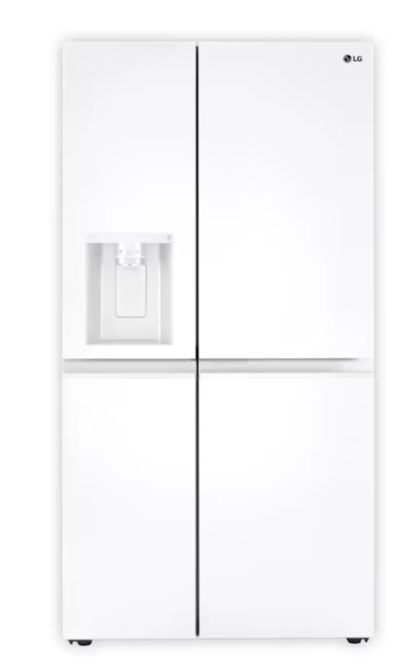 LG 27.2-cu ft Side-by-Side Refrigerator with Ice Maker, water and Ice dispenser (White)