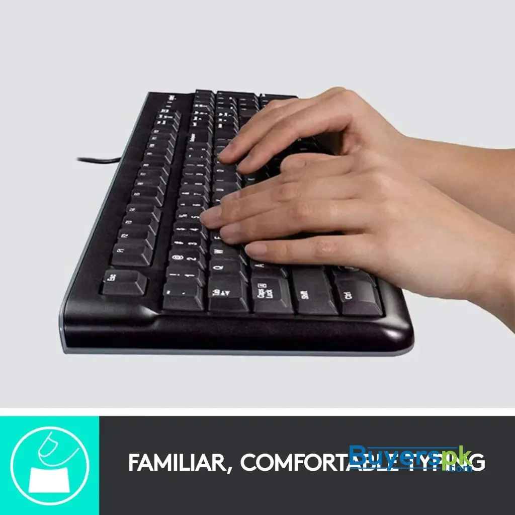 Logitech K120 Ergonomic Usb Wired Desktop Keyboard