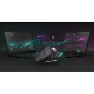 Logitech MX ERGO Wireless Trackball Mouse, Optical, Wireless, Bluetooth/RF, USB, Trackball, 8 Buttons, Right-handed