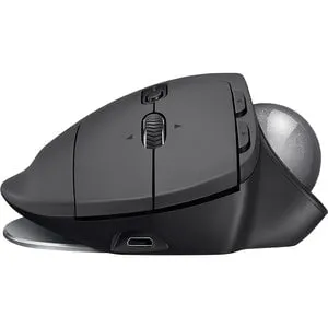 Logitech MX ERGO Wireless Trackball Mouse, Optical, Wireless, Bluetooth/RF, USB, Trackball, 8 Buttons, Right-handed